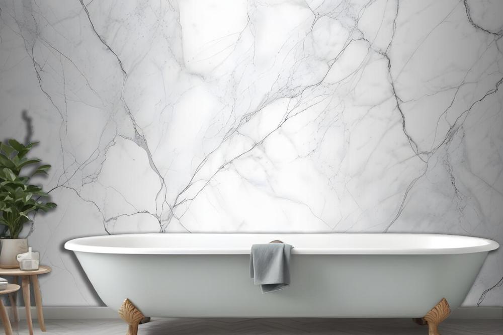Classic White Marble Wallpaper Mural