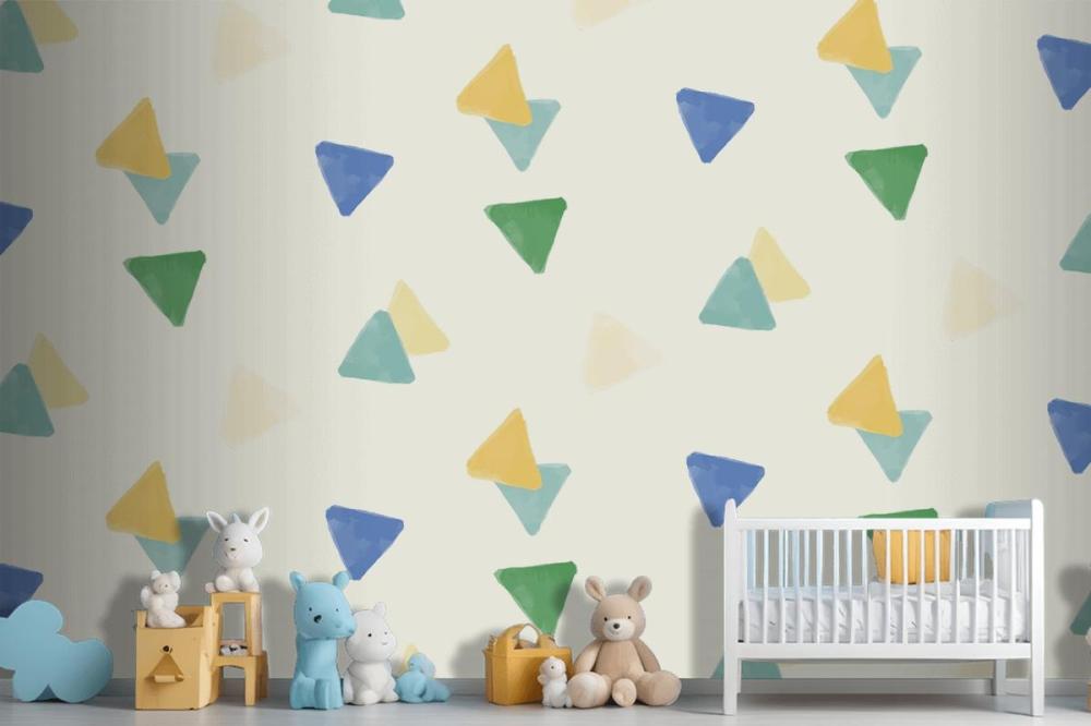 Colorful Geometric Seamless Pattern Design Wallpaper Mural