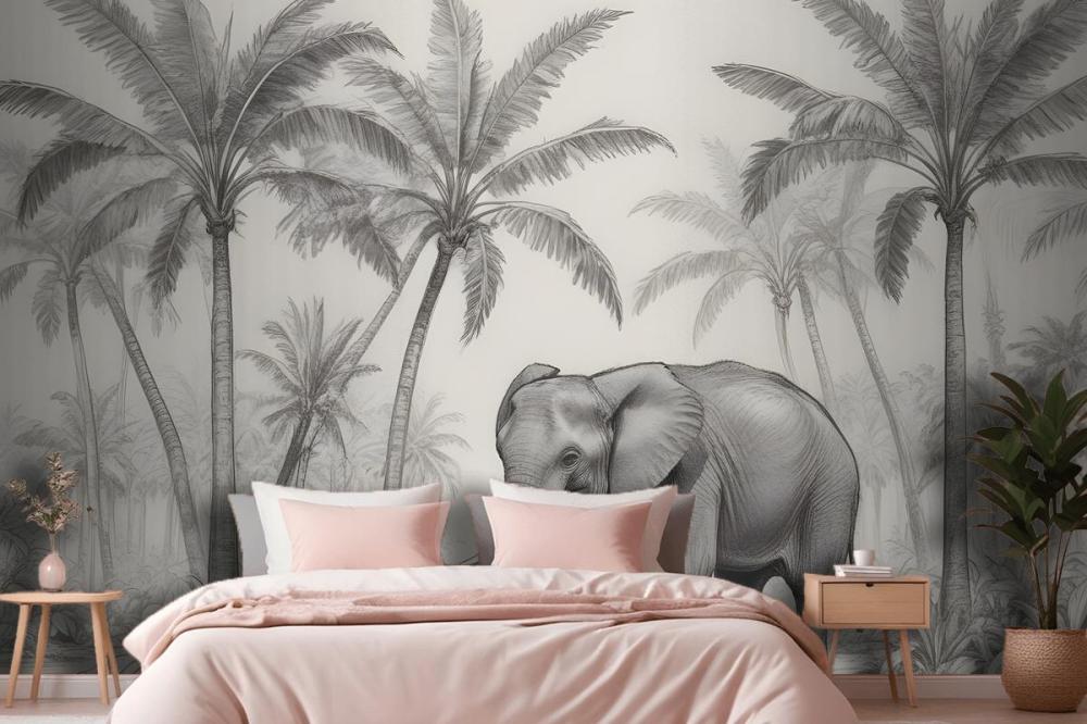 Loxodonta Vintage Explorer Wallpaper Mural