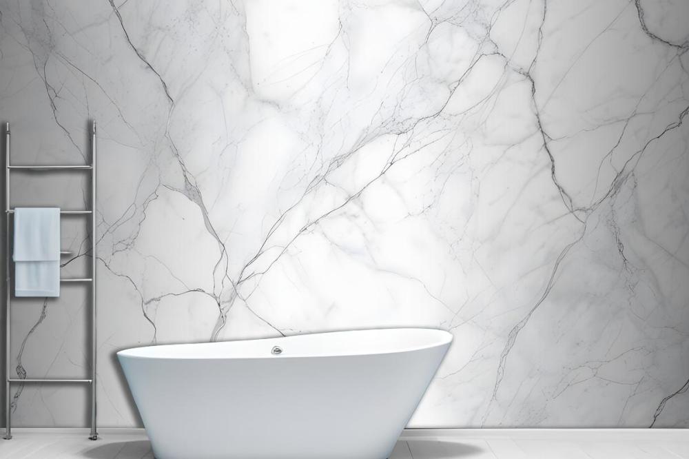 Classic White Marble Wallpaper Mural