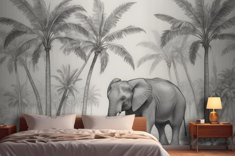 Loxodonta Vintage Explorer Wallpaper Mural