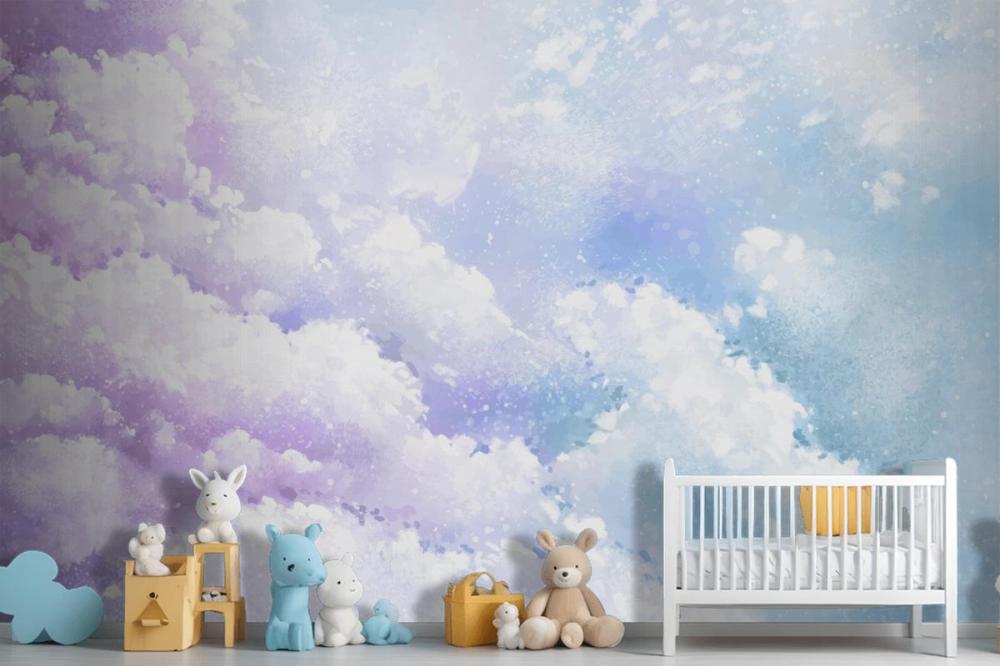 Gradient Pastel Sky Background Kids Wallpaper Mural