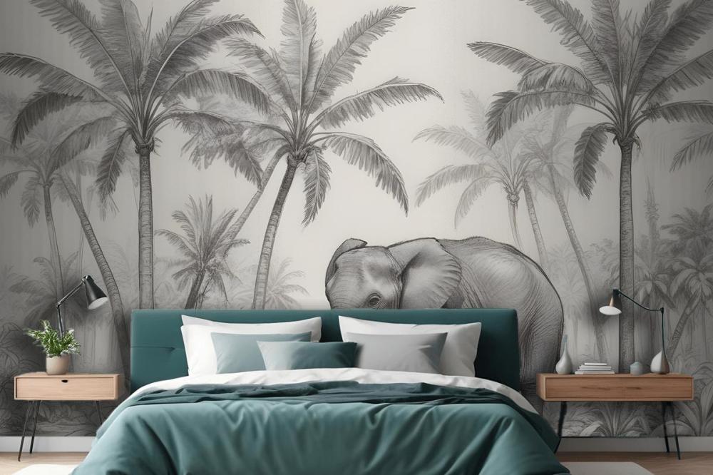 Loxodonta Vintage Explorer Wallpaper Mural