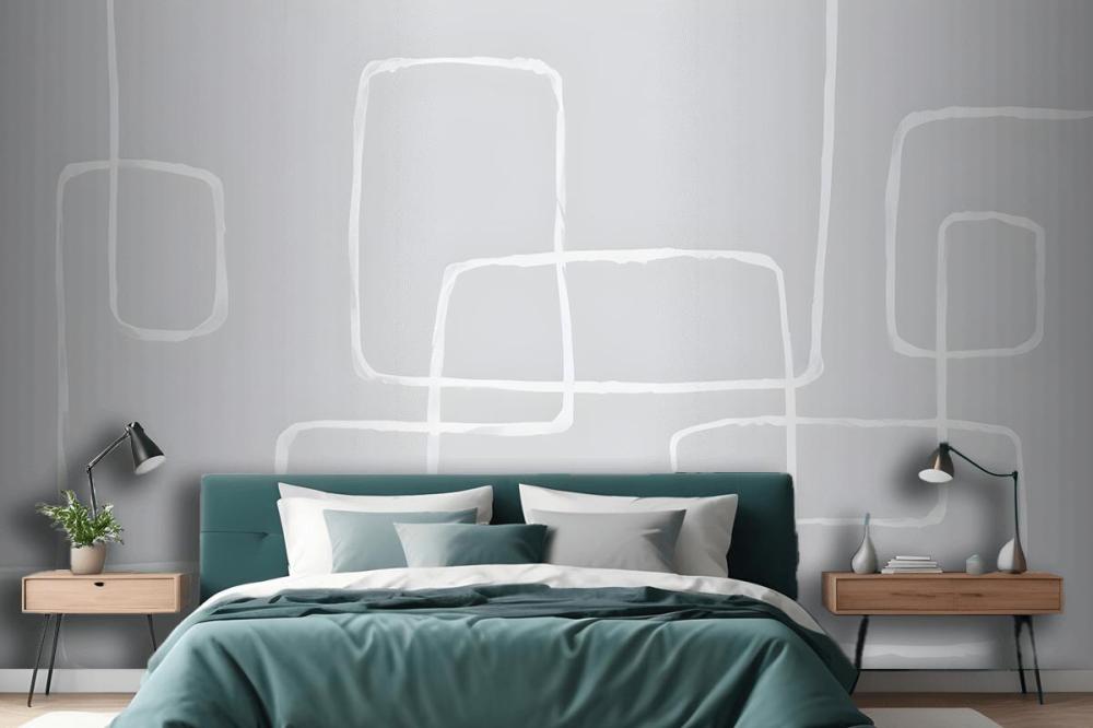 Modern Pastel Abstract Art Wallpaper Mural