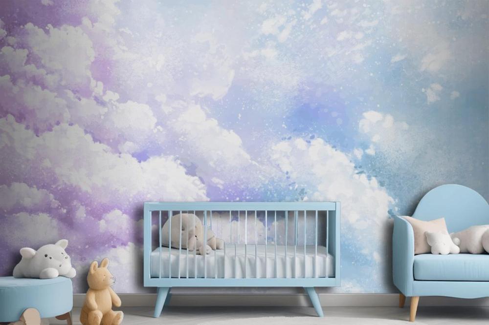Gradient Pastel Sky Background Kids Wallpaper Mural