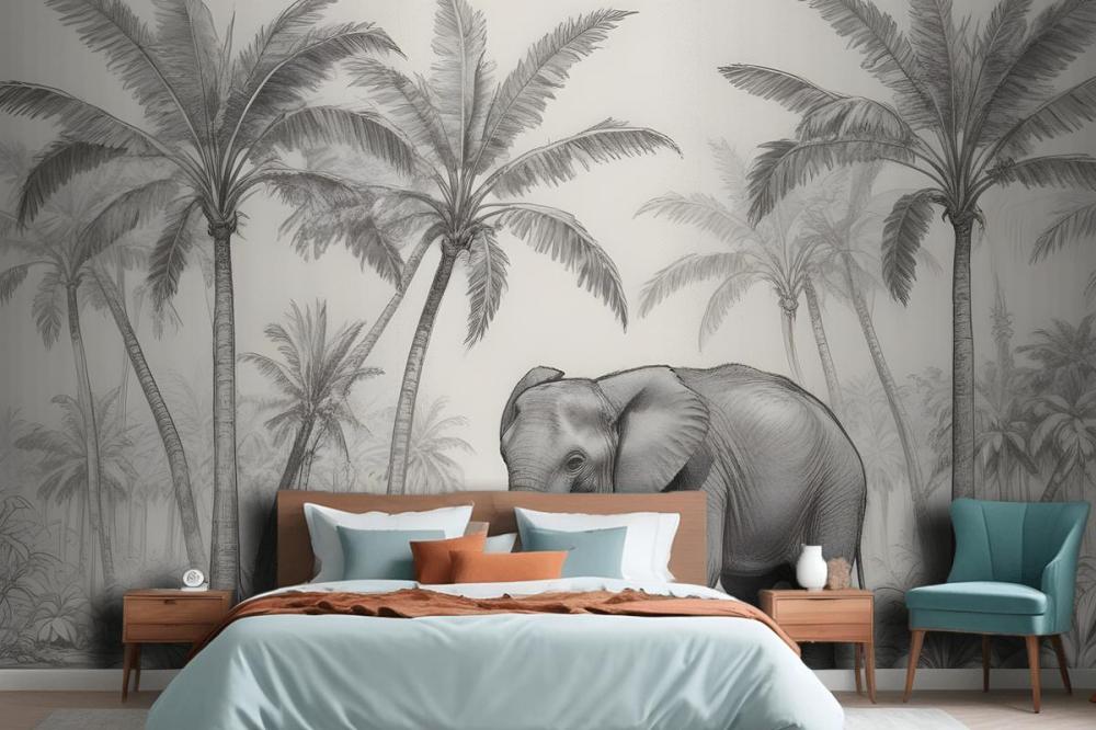 Loxodonta Vintage Explorer Wallpaper Mural