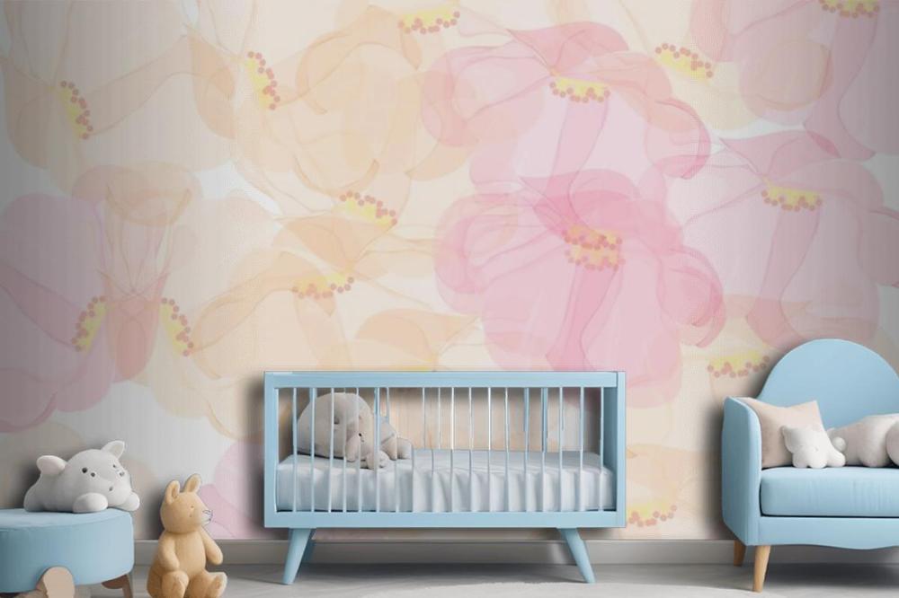 Seamless Pattern Floral Background Design Wallpaper Mural