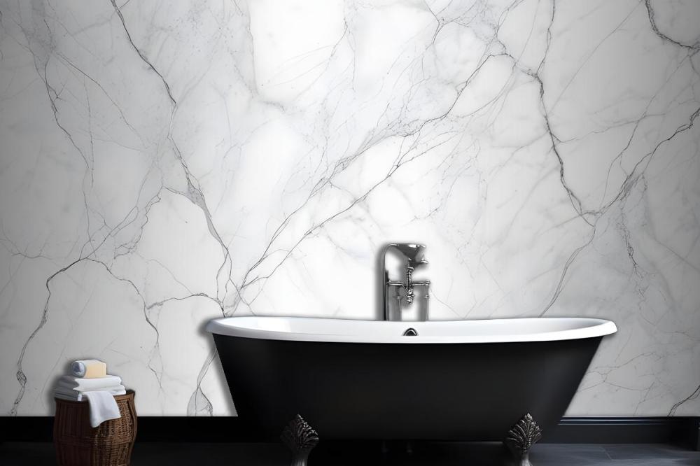 Classic White Marble Wallpaper Mural