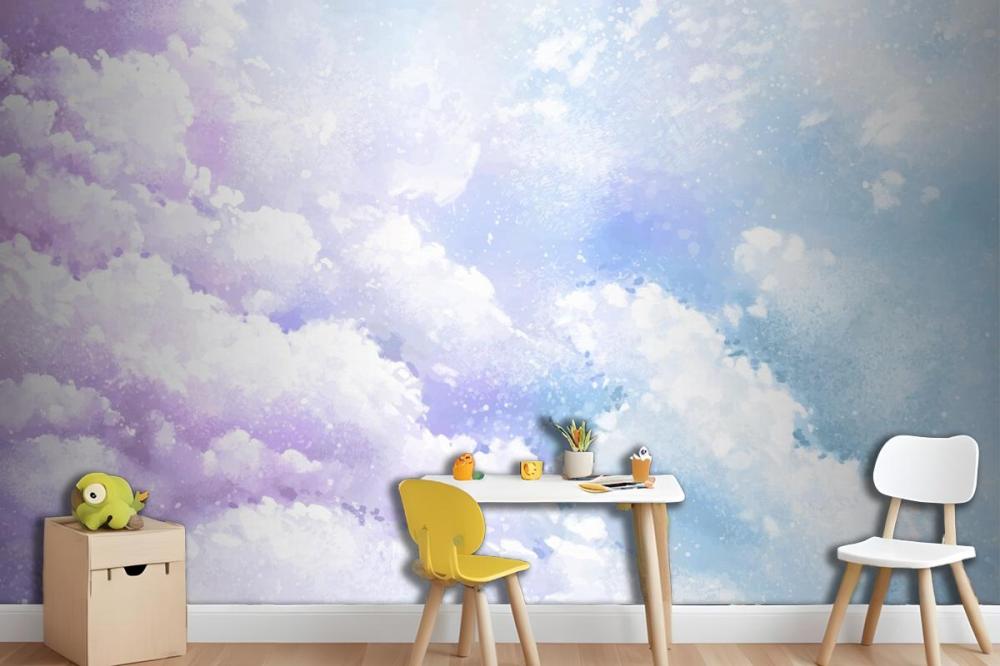 Gradient Pastel Sky Background Kids Wallpaper Mural