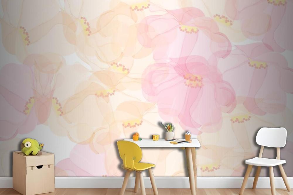 Seamless Pattern Floral Background Design Wallpaper Mural