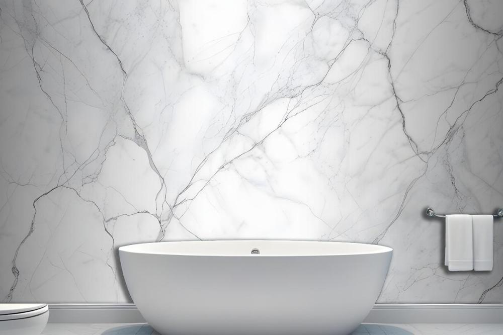 Classic White Marble Wallpaper Mural