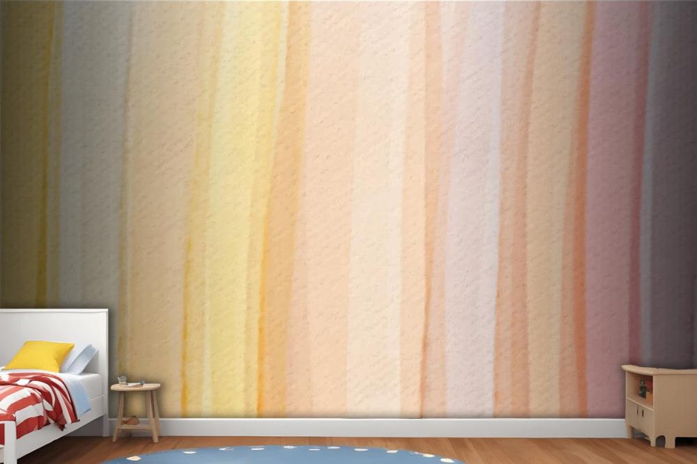 Colorful Watercolor Background Design Wallpaper Mural