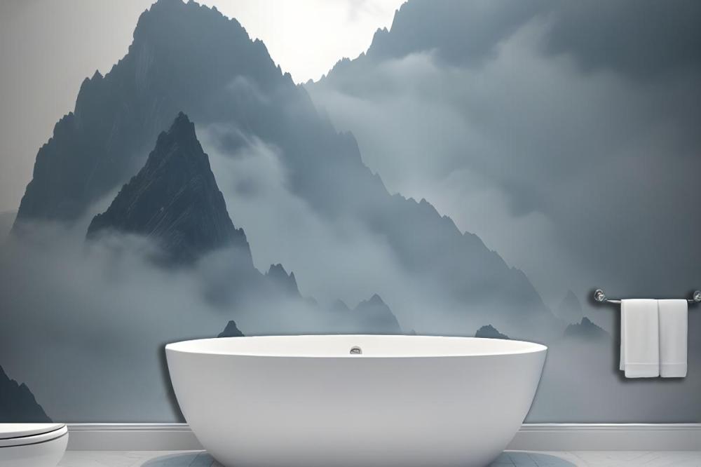 Dana Blue Watercolor Wallpaper Mural