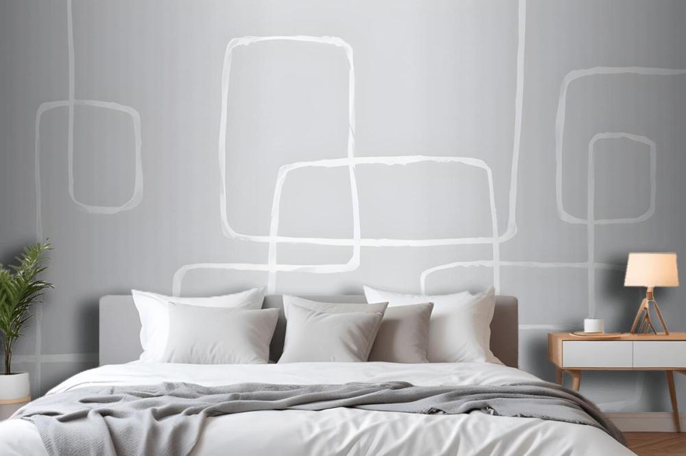 Modern Pastel Abstract Art Wallpaper Mural