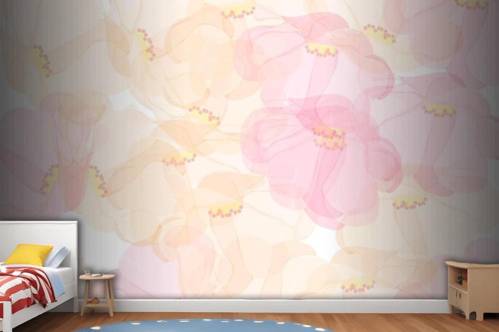 Seamless Pattern Floral Background Design Wallpaper Mural