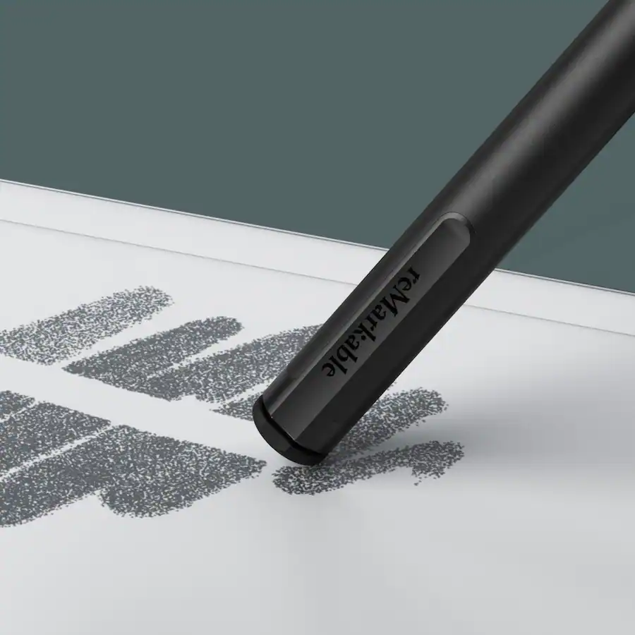 reMarkable 2 - 10.3” Paper Tablet with Marker Plus and Polymer Weave Book Folio - Gray - Refurbished Excellent