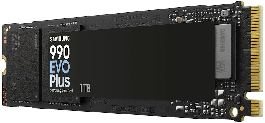 Samsung  990 EVO PLUS SSD 1TB, PCIe Gen 4x4 | 5x2 M.2 2280, Speeds Up to 7,150 MB/s - Refurbished Excellent