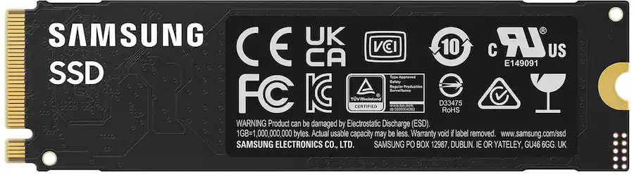 Samsung  990 EVO PLUS SSD 1TB, PCIe Gen 4x4 | 5x2 M.2 2280, Speeds Up to 7,150 MB/s - Refurbished Excellent