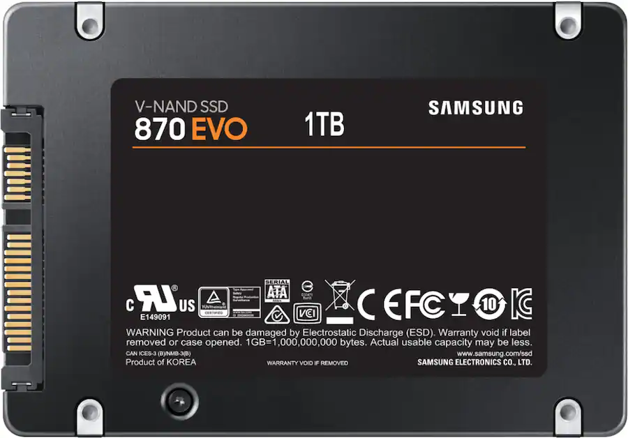 Samsung 870 EVO 1TB SATA Solid State Drive - Refurbished Excellent 
