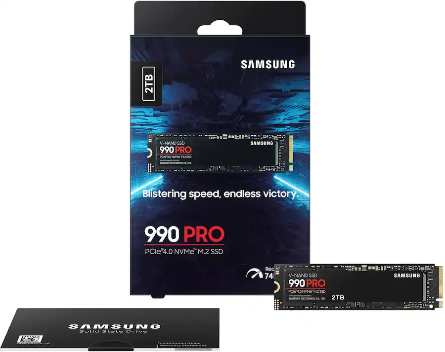 Samsung 990 PRO 2TB Internal SSD PCle Gen 4x4 NVMe - Refurbished