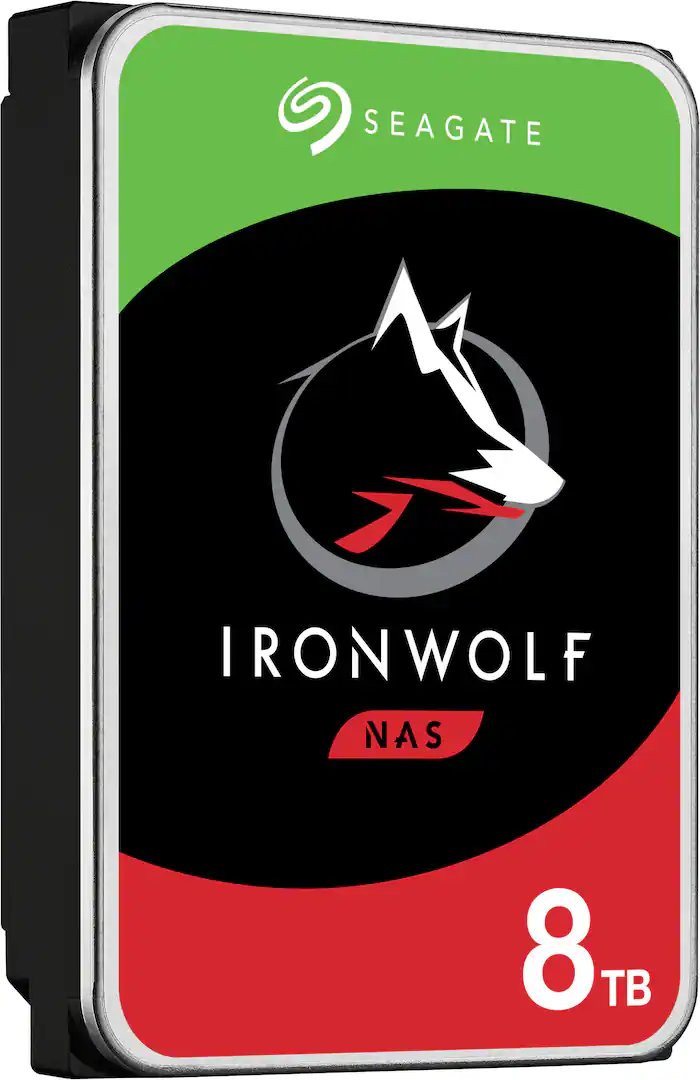 Seagate - IronWolf 8TB NAS Internal Hard Drive with Rescue Data Recovery Services