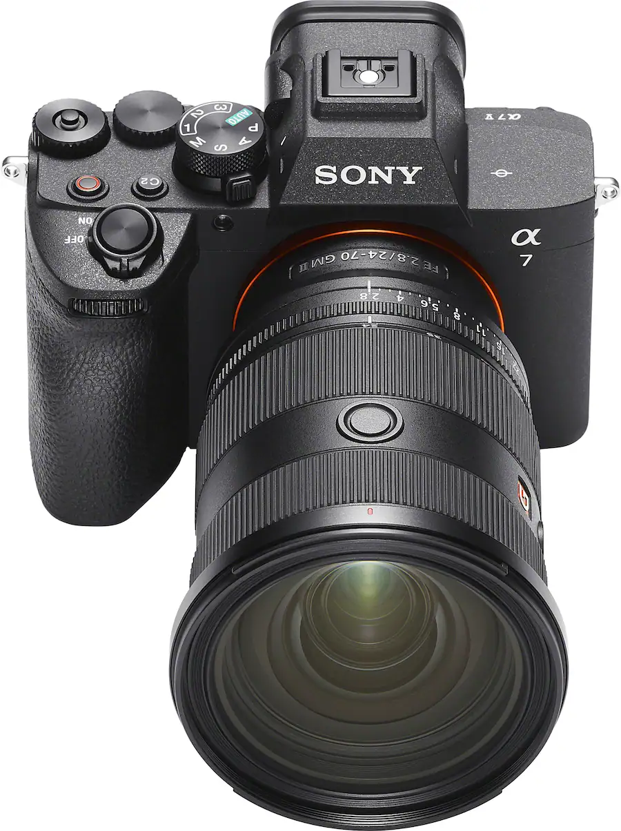 Sony - Alpha 7 V Full-frame Interchangeable Lens Camera Kit with SEL28702 Lens - Black - Refurbished Excellent