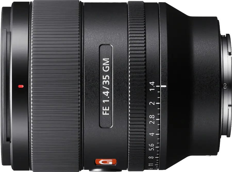 Sony - Alpha FE 35mm F1.4 GM Full Frame Large Aperture Wide Angle G Master E mount Lens - Black - Refurbished Excellent