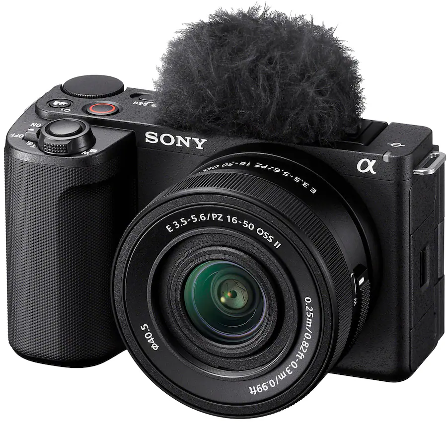 Sony - Alpha ZV-E10 II Mirrorless Content Creators’ Camera Kit with 16-50mm OSS II Lens - Black - Refurbished Excellent
