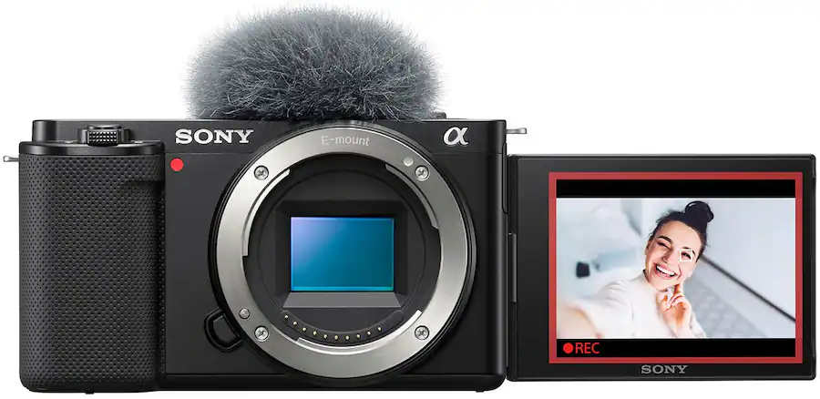 Sony - Alpha ZV-E10 Mirrorless Vlog Camera - Body Only - Black - Refurbished Excellent