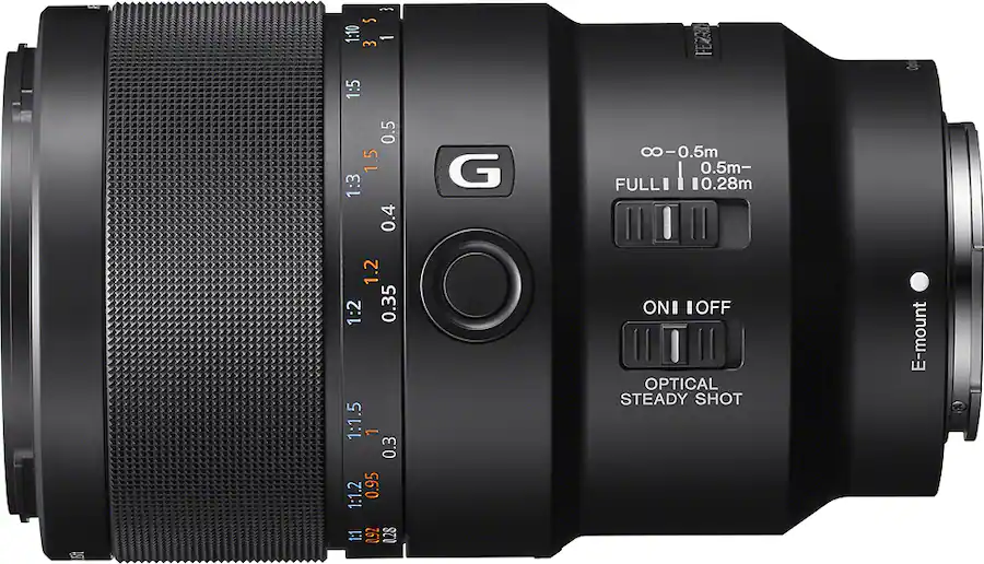 Sony - FE 90mm f/2.8 Macro G OSS Full-Frame Macro Lens for E-Mount Cameras - Multi - Refurbished Excellent