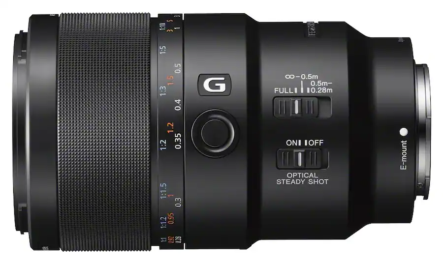 Sony - FE 90mm f/2.8 Macro G OSS Full-Frame Macro Lens for E-Mount Cameras - Multi - Refurbished Excellent