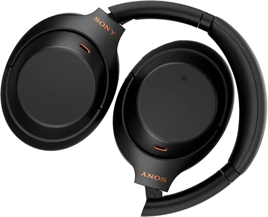 Sony - WH-1000XM4 Wireless Noise-Cancelling Over-the-Ear Headphones - Black