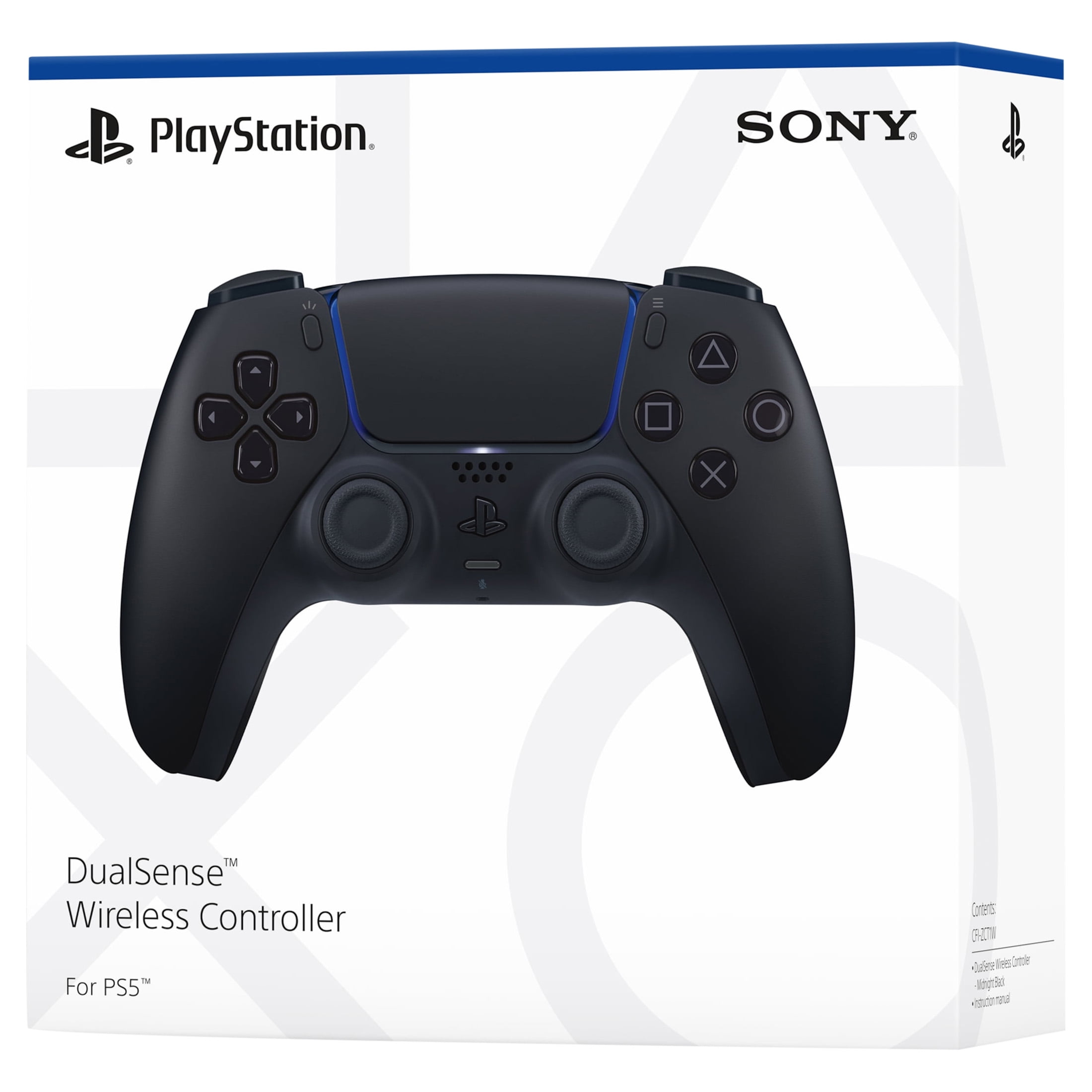 Sony PlayStation 5 DualSense Wireless Controller in Cobalt Blue with Haptic Feedback and Adaptive Triggers