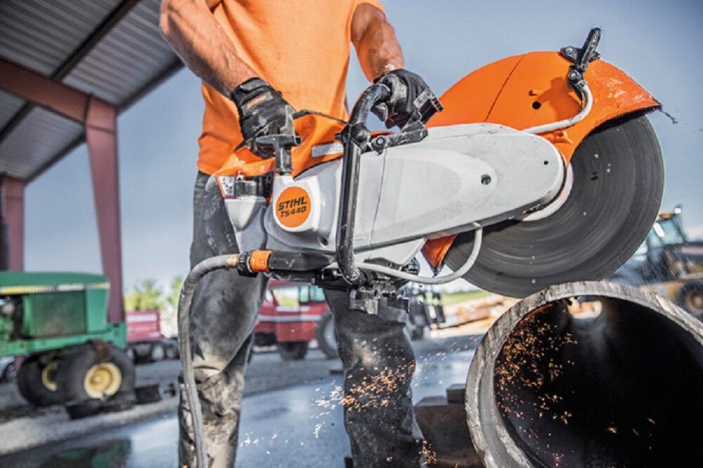 Stihl TS 440 Cutquik 14 Inch Saw Gas Powered with Quickstop Wheel Brake Technology