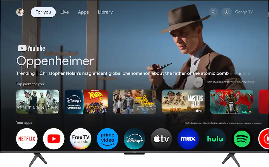 TCL - 65" Class Q6-Series 4K UHD QLED Smart Google TV (2024)