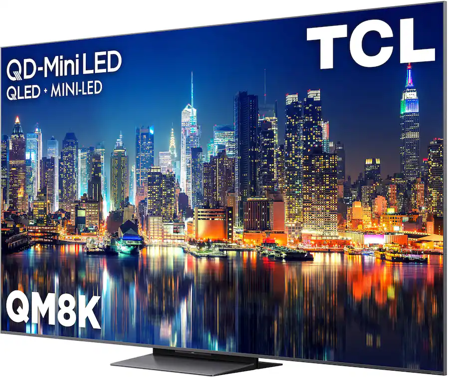 TCL - 65" Class QM8K Series 4K UHD QD-Mini LED Smart TV with Google TV (2025)