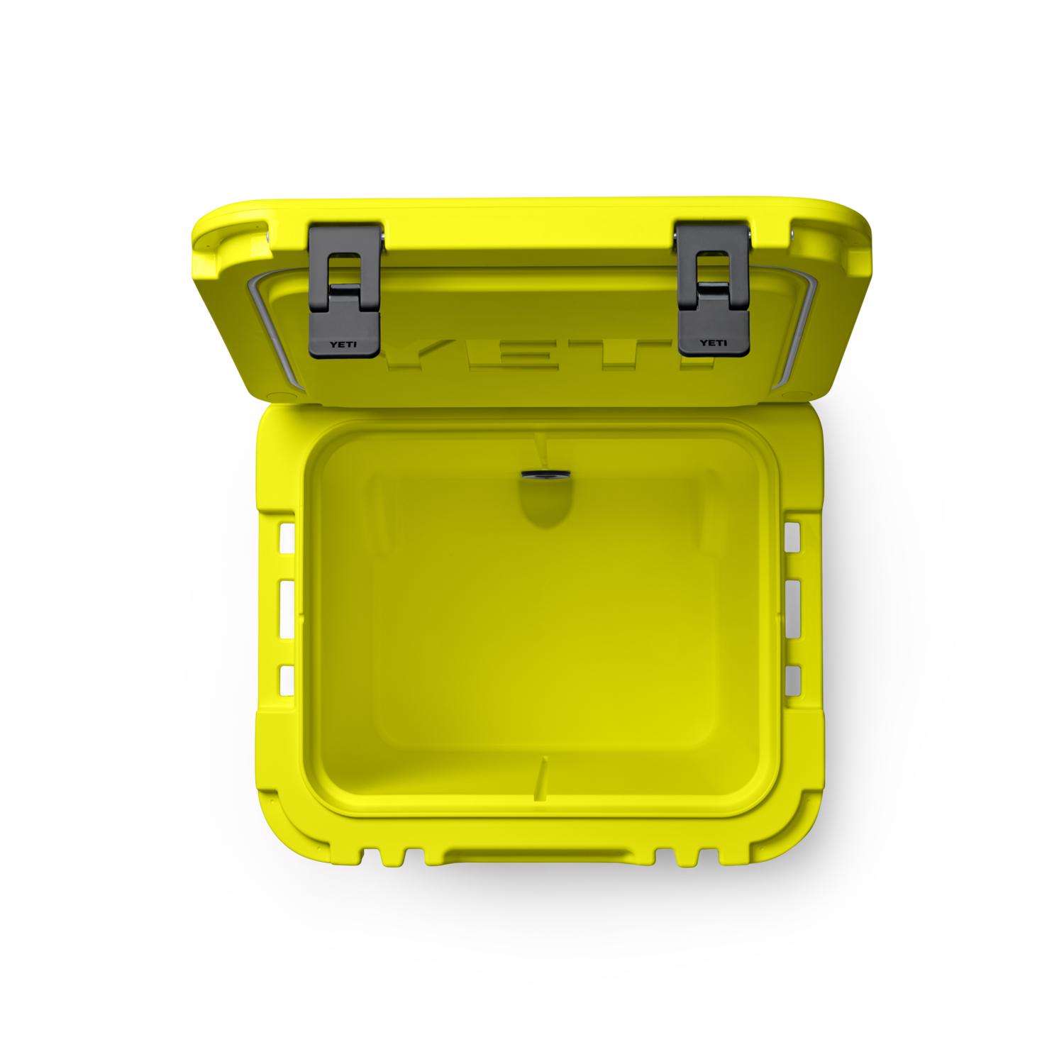 YETI Roadie 48 Firefly Yellow 76 Roller Cooler
